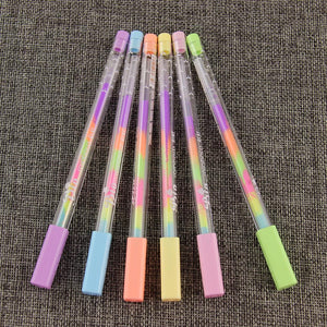 6-in-1 Rainbow Gel Pens
