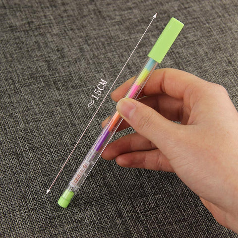 6-in-1 Rainbow Gel Pens