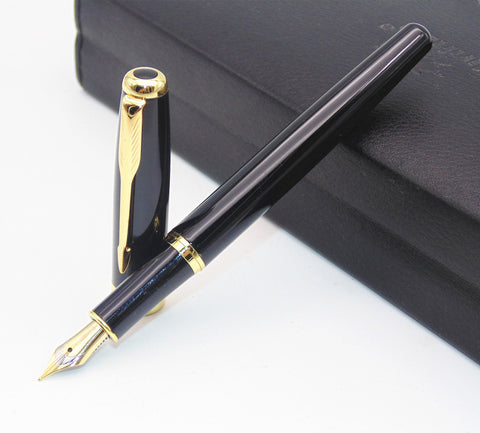 Business Fountain Pen w/ Gold Trim