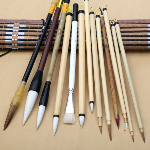 13PC Freehand Chinese Calligraphy Brush Set