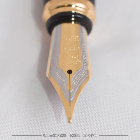 Golden Clip Luxury Fountain Pen