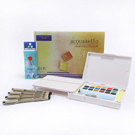 Watercolor Calligraphy Set
