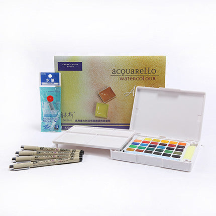 Watercolor Calligraphy Set