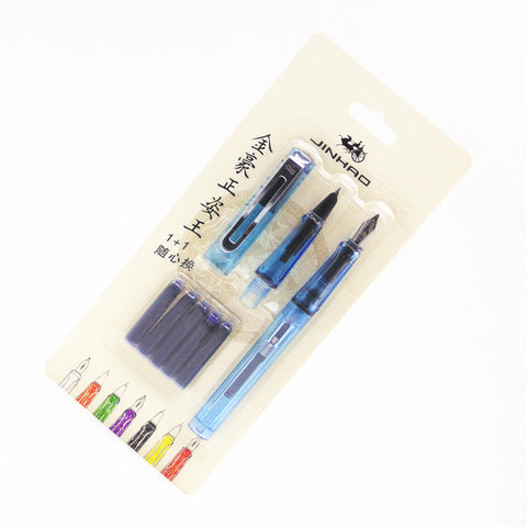 5PC Blue Ink Fountain Pen