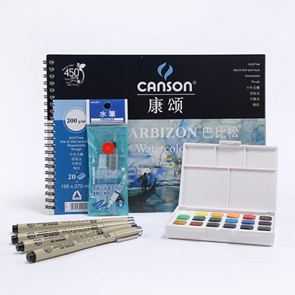 Watercolor Calligraphy Set